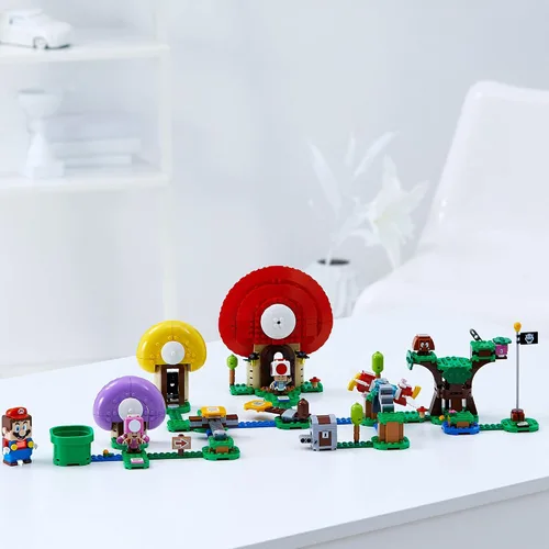 Miniatura 7 de LEGO Super Mario Toad's Treasure Hunt Juego de expansión 71368 Kit de construcción; juguete para que los niños impulsen sus aventuras de Super Mario