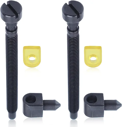 Paquete de 2 tornillos tensores de cadena para motosierra Husqvarna 42 44 50 51 55 Rancher 234 238 242 246 133 444 motosierra 501537101, 501 54 63 01