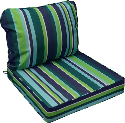 Miniatura 53 de AAAAAcessories Cojines de asiento para exteriores, resistentes a la decoloración, cojines de repuesto impermeables para muebles de patio, 21 x 21 x