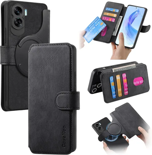 Funda compatible con Nothing CMF Phone 1, compatible con Nothing CMF Phone 1 5G, soporte magnético 2 en 1, tipo cartera, funda para teléfono, color