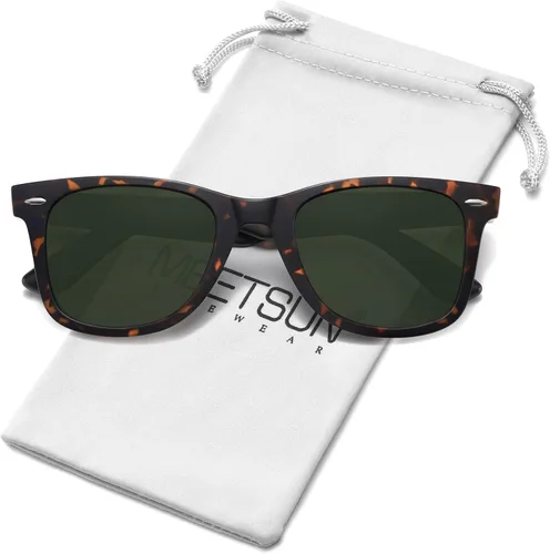 Miniatura 93 de MEETSUN Polarized Sunglasses for Women Men Classic Retro Square Frame Driving Sun Glasses UV Protection