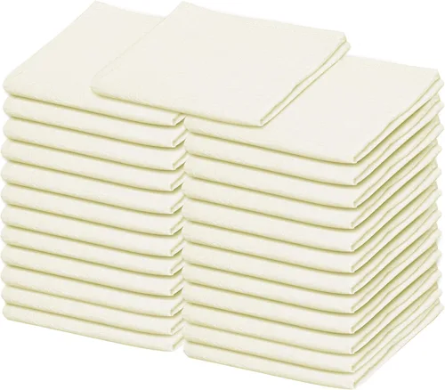 Miniatura 53 de Toallas de saco de harina, toalla de té para manualidades, toalla de cocina, toallas de secado de platos, toalla de algodón en blanco para bordado