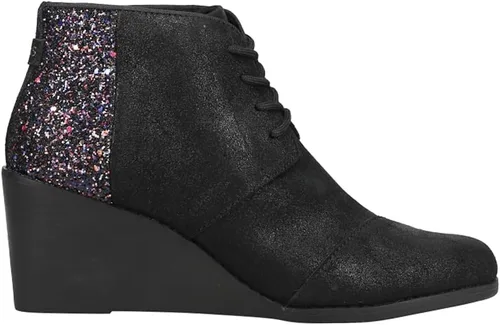 Miniatura 3 de TOMS Womens Hyde Round Toe Casual Boots Ankle Mid Heel 2-3" - Black