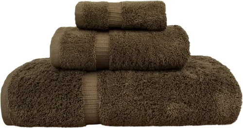 Miniatura 37 de Colección de calidad de hotel y spa, altamente absorbente y de secado rápido, 100% algodón turco, 750+ GSM, toallas ecológicas, toallas con borde