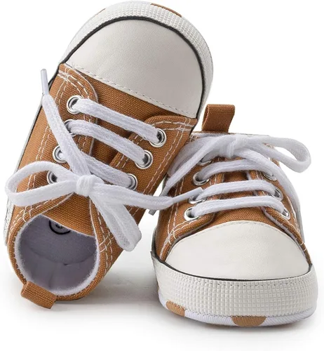Miniatura 4 de KIDSUN zapatos deportivos altos hasta el tobillo para bebés niños y niñas con suela antideslizante suaves para recién nacidos zapatos precaminadores