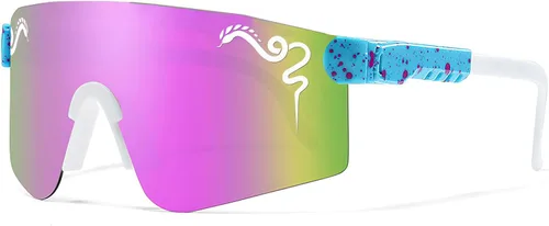 Miniatura 14 de Gafas de ciclismo para mujeres y hombres jóvenes, lentes de sol de béisbol UV400, ideales para senderismo, correr, pesca, esquí