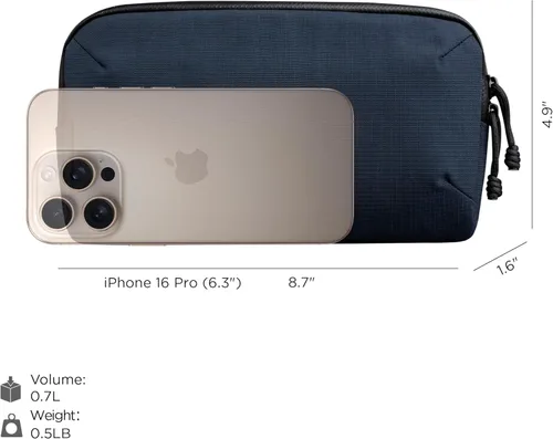 Miniatura 2 de ALPAKA Flight Pouch Pro - Bolsa cruzada pequeña para teléfono con ranuras para tarjetas RFID, soporte para pasaporte, bolsa para teléfono de viaje