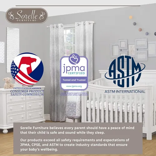 Miniatura 5 de Sorelle Furniture Berkley - Cómoda para guardería, muebles de dormitorio de niños, cajones de tocador, mesita de noche para habitación de niños