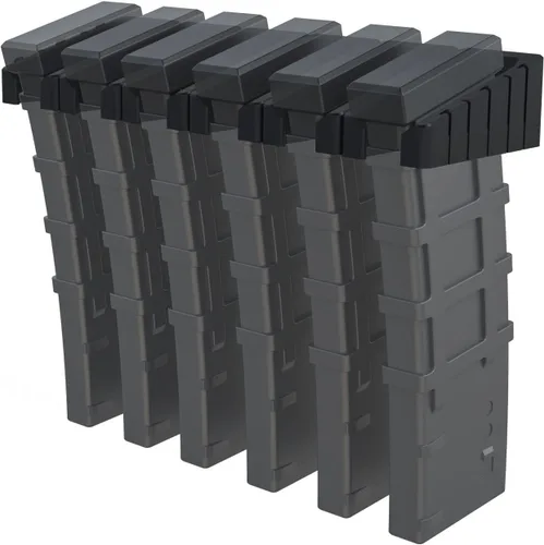 MIND&ACTION AR, soportes desmontables Mag PMAG para montaje en pared, cajas fuertes para armas, solución de organización de gabinete de pistola 6