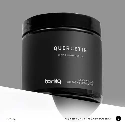 Miniatura 3 de Toniiq Cápsulas de quercetina de ultra alta pureza - 95%+ altamente purificadas y biodisponibles - 1000 mg por porción - 120 cápsulas de suplemento