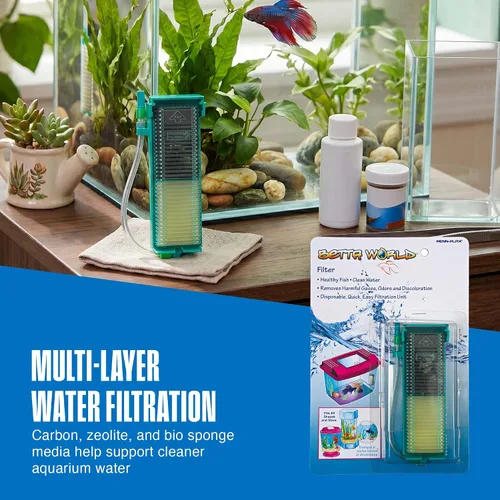 Miniatura 6 de Penn Plax World filtro de acuario, pequeño
