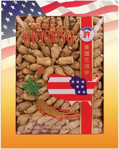Miniatura 10 de Hsu's SKU 110-4 Corto extra grande Ginseng americano cultivado de Wisconsin directamente de jardines de ginseng Caja de 4 onzas, B005HSX9VM