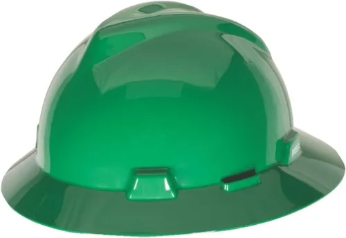 Miniatura 23 de MSA V-Gard Casco de Ala Completa con Suspensión - Carcasa de Polietileno, Protección Superior contra Impactos y Correas de Corona Autoajustables