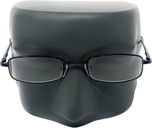 Miniatura 6 de The Winston - Gafas de lectura rectangulares de metal, unisex, medio lector, tramposos rectangulares