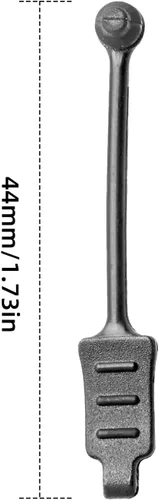 Miniatura 5 de HobbyPark 20 lengüetas de goma RC para clips de cuerpo de automóvil RC 1/18 1/24 (se ajusta a varilla de 0.028 in y 0.039 in)