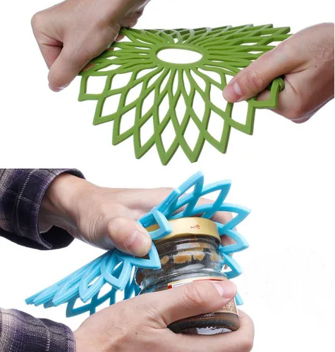 Miniatura 3 de ME.FAN Salvamanteles de silicona – Almohadillas calientes de cocina para ollas y platos – Salvamanteles aislados para tetera – Flexible, duradero