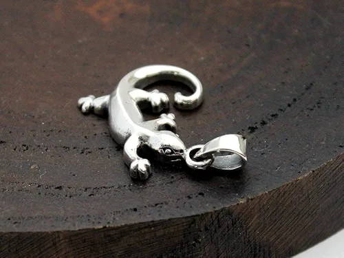 Miniatura 2 de COSUMOSU 925 sterling silver Gecko Lizard Spirit Animal Pendant