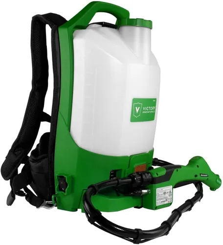 Miniatura 5 de Victory Innovations máquina pulverizadora de mochila electrostática inalámbrica para desinfectantes, saneadores, limpieza, verde, VP300ES