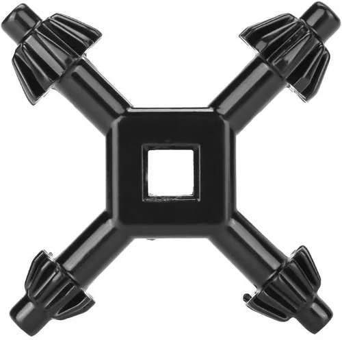 Miniatura 8 de 4 en 1 Taladros Chuck Key 4 Way Multifuncional Acero Fit Handheld Universal Chuck Key Herramienta de perforación eléctrica para la mayoría