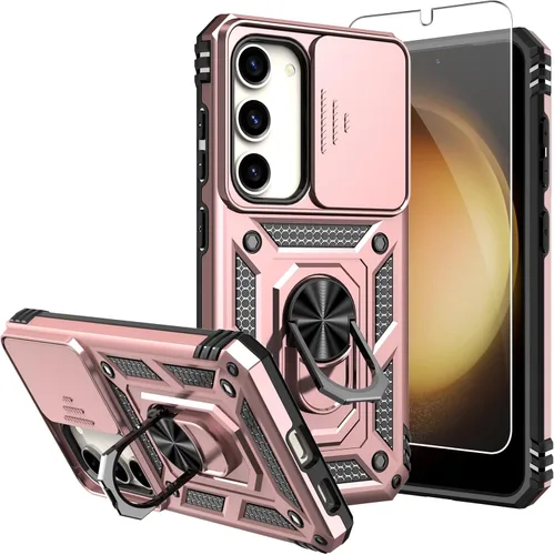 Miniatura 11 de Funda para Galaxy S23 de 6.1 pulgadas, con protectores de pantalla y funda para cámara, [grado militar] de 16 pies. Funda a prueba de caídas