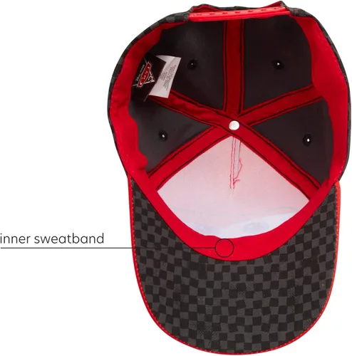 Miniatura 5 de Disney Pixar Boys Cars Lightning McQueen Hat - Piston Cup Baseball Cap (ToddlerBoy)