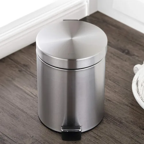 Miniatura 6 de happimess HPM1000B Oscar - Bote de basura de 8 galones con mini bote de basura gratis, moderno, a prueba de huellas dactilares para el hogar