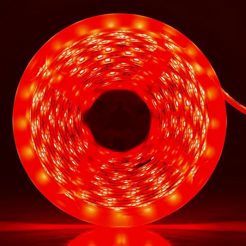 Miniatura 12 de Resistente al agua IP65, tira de luz LED flexible impermeable de 12 V, tiras de luz LED cortables de 16.4 pies, 300 unidades de cadena de Blanco