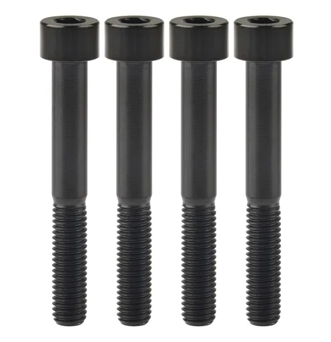 Miniatura 53 de Tornillos de titanio Ti M8 x15 20 25 30 35 40 45 50 60 2.756 in 0.049 in de paso hexagonal Allen Tornillos de cabeza hueca paquete de 4