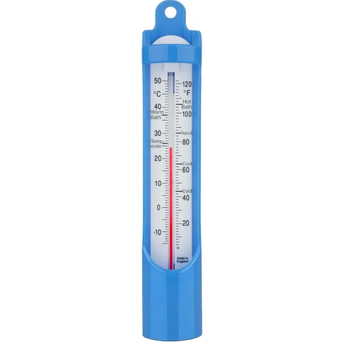 Termómetro para piscina de 9.055 in – Termómetro de temperatura del agua de muestreo para baño, piscina, baño de hielo, termómetro de agua fácil de