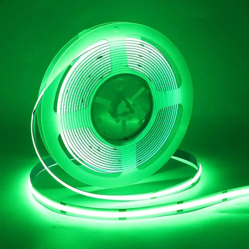 Miniatura 10 de Tira de luces LED COB flexible, 3.3 ft/3.3 pies de cuerda de luces LED COB flexible DC 5V 320 LEDs/m blanco cálido 3000K no impermeable USB cinta