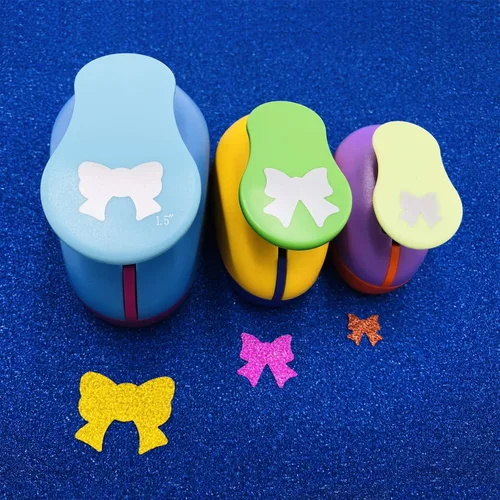 Juego de 3 piezas de arco (5/8 pulgadas + 1 pulgada + 1.5 pulgadas) para manualidades, punzones de papel para manualidades, álbumes de recortes,