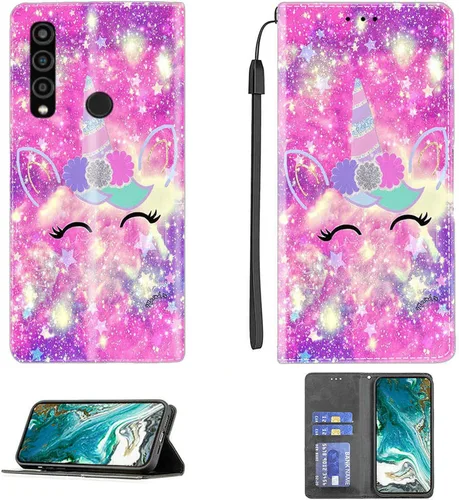 Miniatura 95 de Funda para Moto One Zoom compatible con Motorola One Zoom Phone Case Flip Stand Cover Magnetic Close YHD