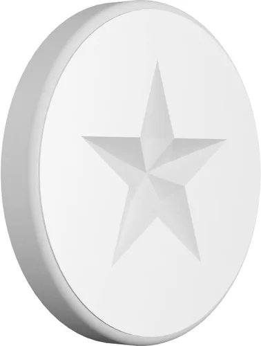 Miniatura 17 de Ekena Millwork ROSP030X030X100GRY08 Roseta estándar con borde redondeado, PVC