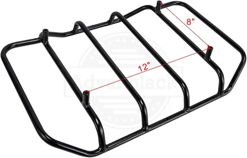 Miniatura 3 de Advanblack Portaequipajes para maletero Harley Hard Tour, paquete de maletero Air Wing Tour, estante superior para Harley Touring Street Glide Road