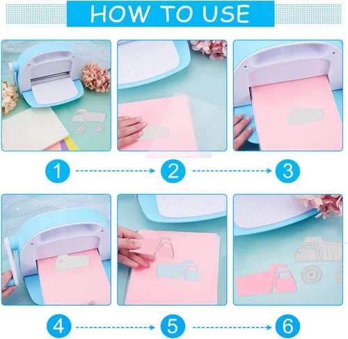 Miniatura 6 de GLOBLELAND Troqueles de corte para automóviles y camiones para hacer tarjetas, grúa y cisterna, troqueles para manualidades, álbumes de recortes