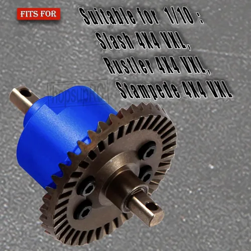 Miniatura 2 de RC Steel Front Main Gear & Diferential Case Upgrades Part for 1/10 Slash/Rustler/Stampede 4X4 VXL, mejoras diferenciales delanteras del diferencial