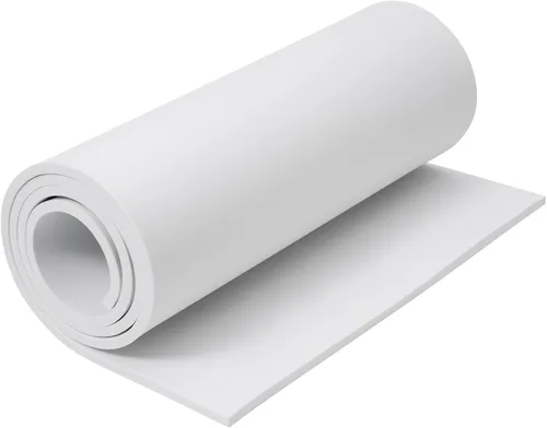 AMZQNART Espuma EVA de 8mm, Espuma para Cosplay 16 x 59pulg (6.5pies cuadrados) Blanca, Adecuada para Modelado de Cosplay Grande, Proyectos DIY,