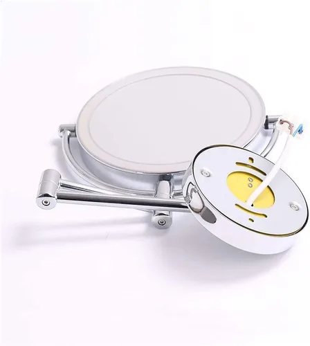 Miniatura 4 de Wall-Mounted Makeup Mirror LED Lighted Makeup Mirror Wall Mount 8 Inches 5X Magnified Double-Sided Vanity Mirror with Lights