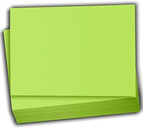 Miniatura 8 de Hamilco Papel de cartulina de color para álbumes de recortes, papel de cartulina de 5 x 7 pulgadas, cubierta de 65 libras, paquete de 100