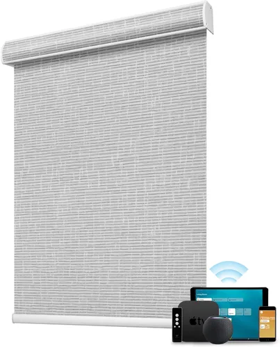 Miniatura 30 de SmartWings Persianas enrollables con cable duro PoE 100% opacas, muestra de tela