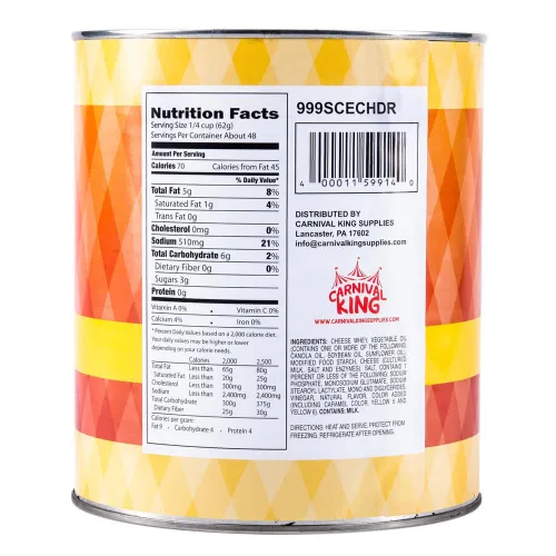 Miniatura 2 de TableTop #10 - Salsa de queso cheddar - 6/caja