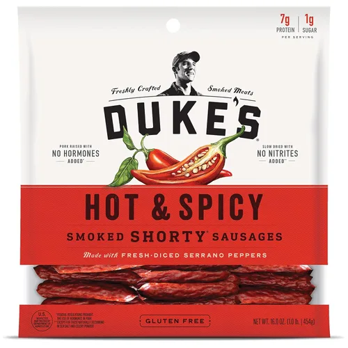 Miniatura 3 de Duke's Salchichas cortas ahumadas Andouille al estilo cajún y picantes