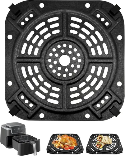 Miniatura 9 de Piezas de repuesto para freidora de aire Ninja Crispi FN101GY, accesorios para freidora de aire, placa de parrilla con parachoques de goma