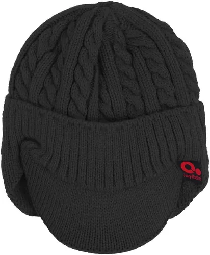 Miniatura 80 de Janey&Rubbins Gorro de punto diario con orejeras con forro polar y calavera