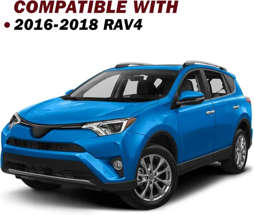 Miniatura 3 de JSBOYAT Conjunto de faros halógenos de repuesto para faros delanteros Toyota RAV4 2016 2017 2018. No compatible con modelo LED. Estilo OE. Lado