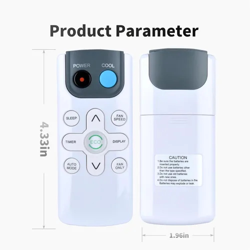 Miniatura 6 de ZWP GYKQ-71E Control remoto de aire acondicionado de ventana