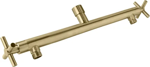 Miniatura 13 de Colector de ducha de doble salida con válvula de cierre, adecuado para sistema de ducha de doble rociador, cromo, STC03
