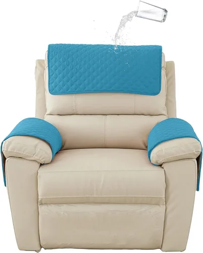 Miniatura 10 de XMAYODS Funda impermeable para sillón con reposabrazos, fundas antideslizantes para sofá y reposacabezas, fundas para respaldo, fundas para sillón