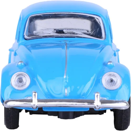 Miniatura 3 de Berry President 1967 Clásico Beetle Bug Vintage 1/32 Escala Modelo de Coche de Juguete de Metal Tirado hacia atrás para Regalo/Niños (Azul)