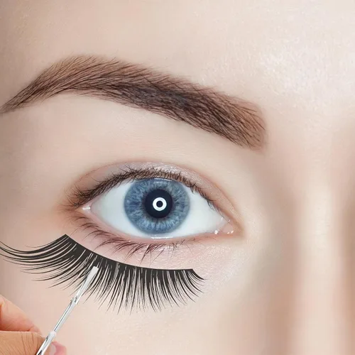 Miniatura 5 de WLLHYF 2 piezas de tijeras para cejas, pinzas con mango de punta recta, removedor de tijeras para cejas, cabello facial, cuidado de las cejas